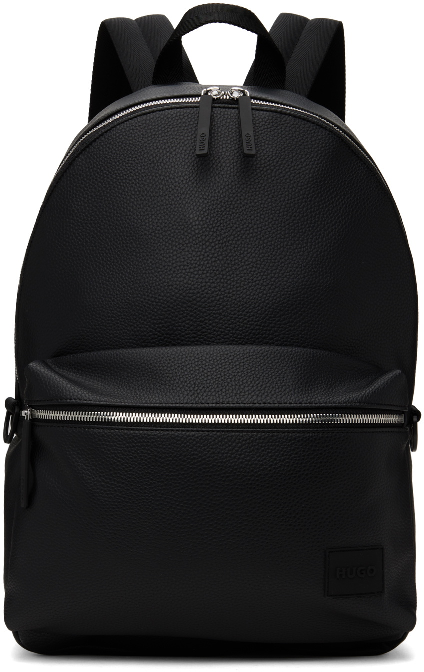 Hugo Black Ethon 2.0 Faux-Leather Backpack Hugo Boss