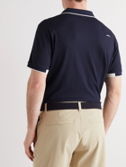 Kjus Golf - Stan Cotton-Blend Piqué Golf Polo Shirt - Blue