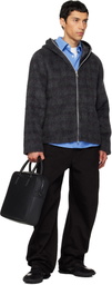 BOSS Black Double B Monogram Trim Briefcase