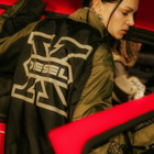 END. x Diesel Reworked Jacket in Olive Green