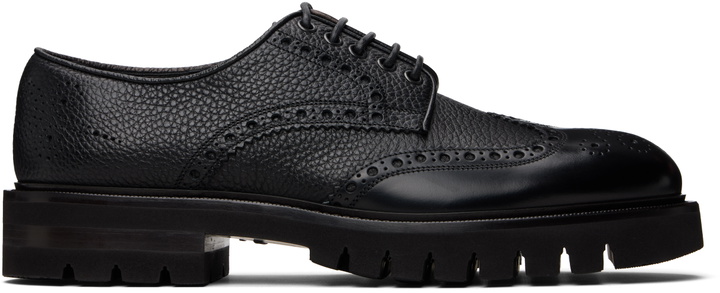 Photo: Ferragamo Black Brogue Derbys