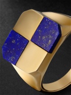 Yvonne Léon - Gold Lapis Lazuli Ring - Gold