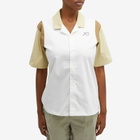 Air Jordan Women's Button Up Shirt in Sail/Team Gold