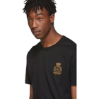 Dolce and Gabbana Black French Wire Crest T-Shirt