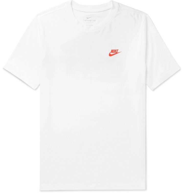 Photo: Nike - Printed Cotton-Jersey T-Shirt - White
