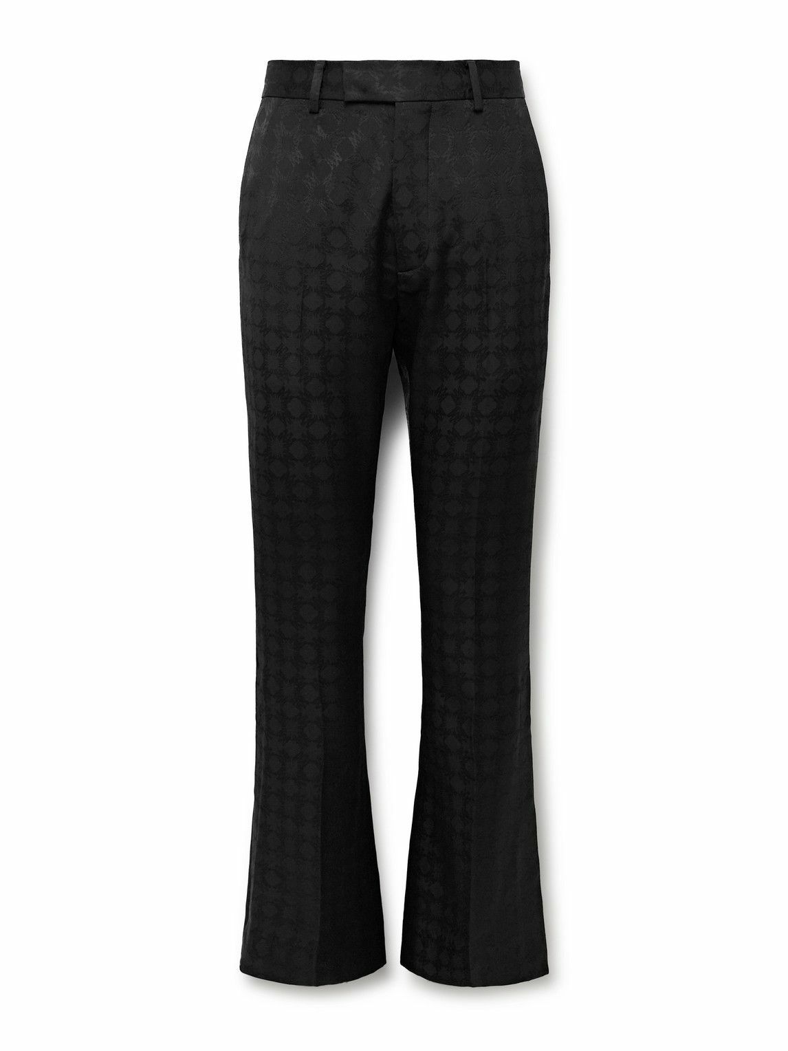 AMIRI - Quad Kick Slim-Fit Flared Satin-Jacquard Suit AMIRI - Quad Kick Slim-Fit Flared Satin-Jacquard Suit