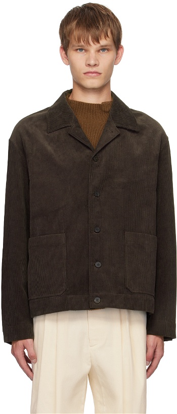 Photo: LE17SEPTEMBRE Brown Button Jacket