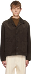 LE17SEPTEMBRE Brown Button Jacket