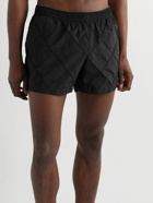 Bottega Veneta - Slim-Fit Short-Length Intrecciato Swim Shorts - Black