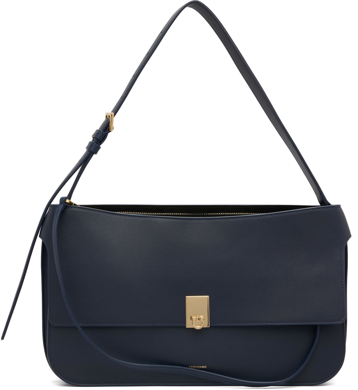 Ferragamo Navy Cara S Bag
