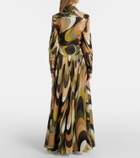 Pucci Onde cotton muslin maxi skirt