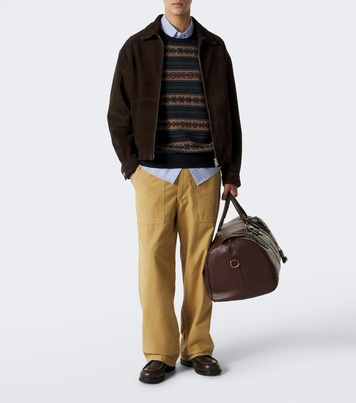 Polo Ralph Lauren Heritage Lock Large leather duffel bag