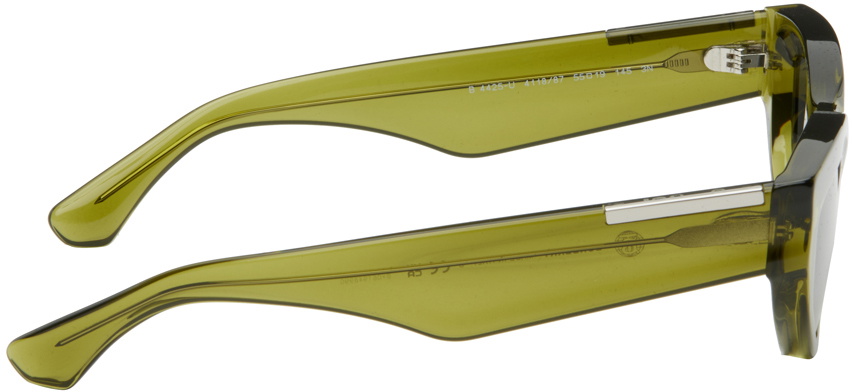 Burberry Green Classic Oval Sunglasses