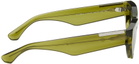 Burberry Green Classic Oval Sunglasses