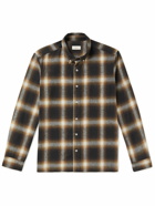 Altea - Foster Checked Cotton-Flannel Shirt - Black