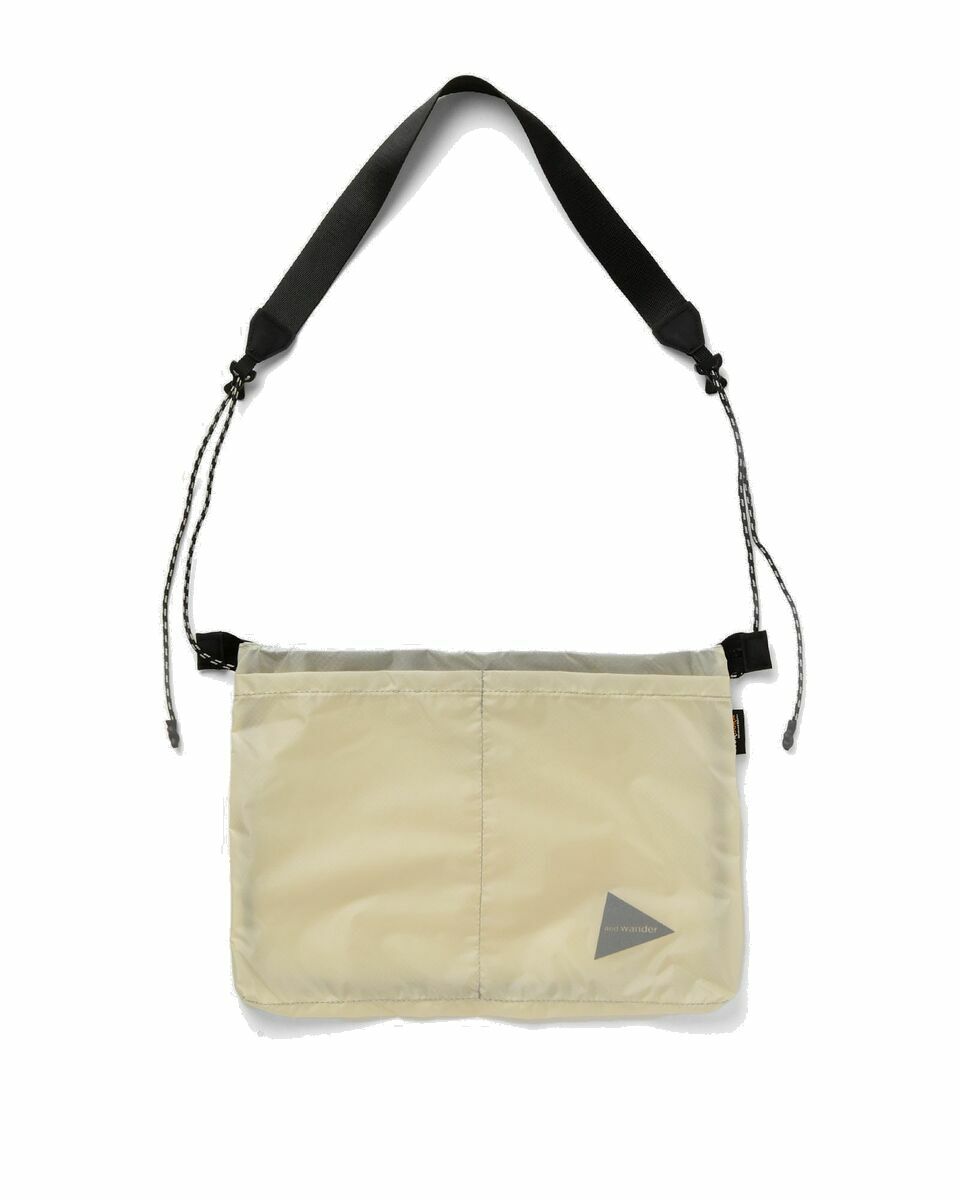 Photo: And Wander Sil Sacoche White - Mens - Small Bags