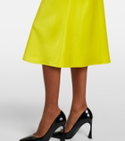 Stella McCartney Draped satin slip dress