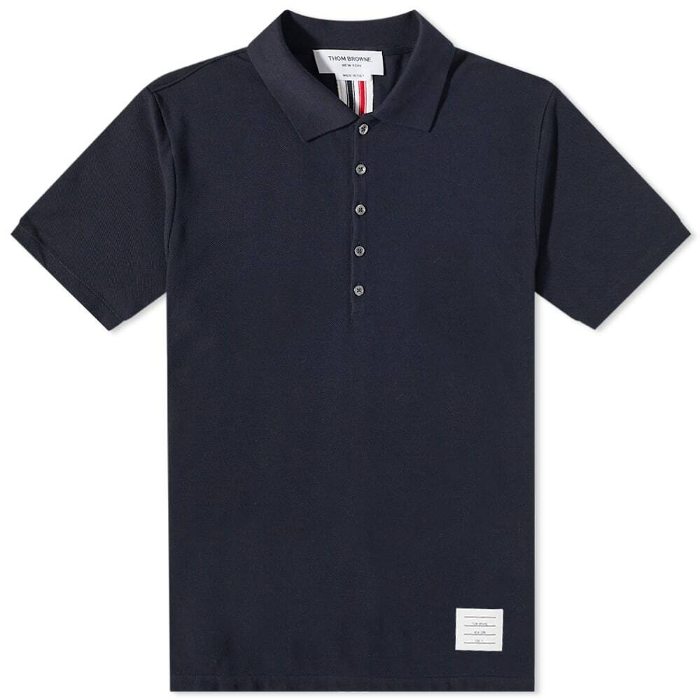 Classic Pique Stripe Relaxed Polo Men