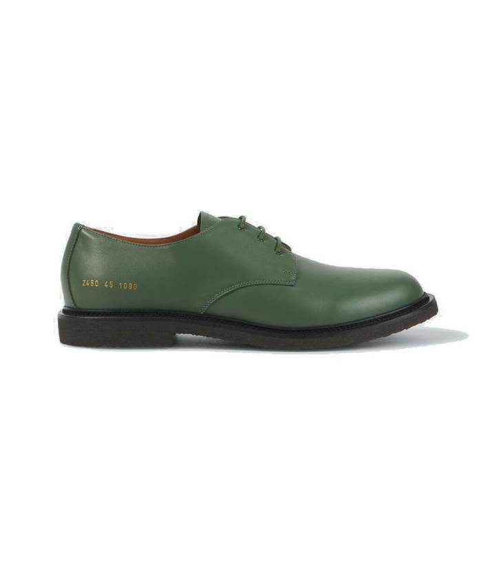 Photo: Common Projects Officers leather Derby shoes