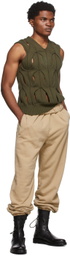 Dion Lee Tan Cotton Lounge Pants