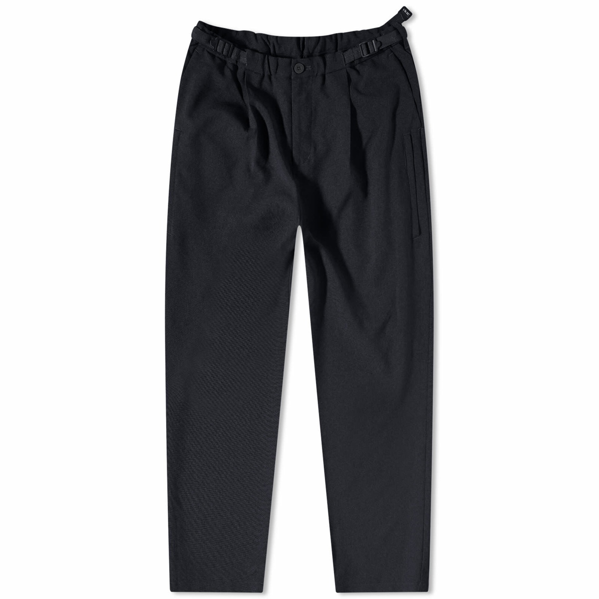 Giorgio's flat-front trousers in wool crêpe | GIORGIO ARMANI Man