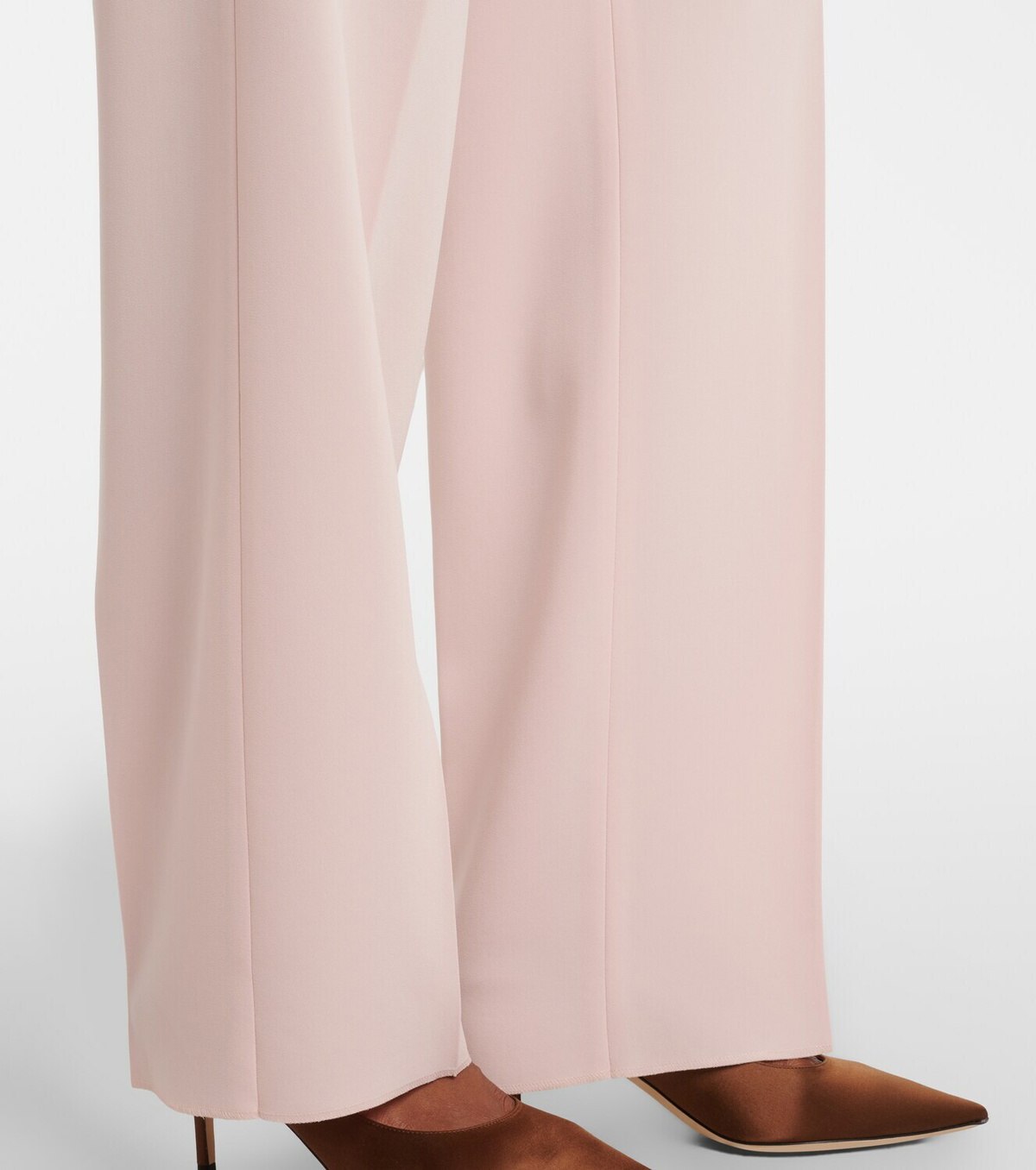 Max Mara Pleated cady straight pants