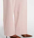 Max Mara Pleated cady straight pants