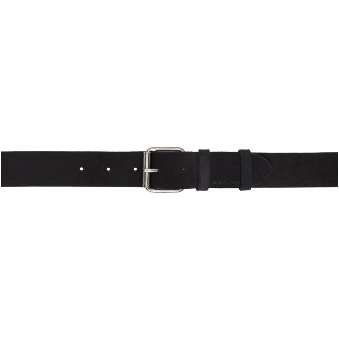 Photo: Nudie Jeans Black Suede Pederson Belt