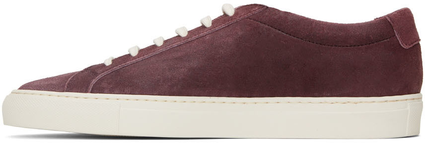 Common projects red store suede