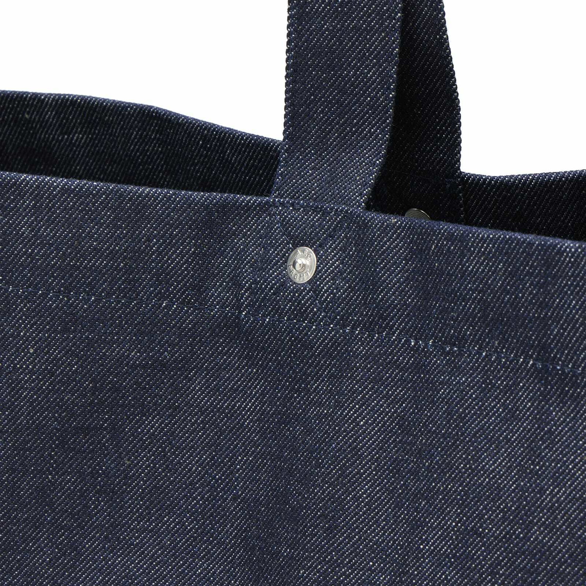 A.P.C. Men's FRGMT. Je Sors Ce Soir Shopping Bag in Indigo 