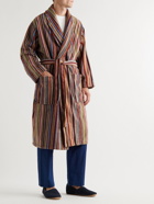 Paul Smith - Belted Striped Cotton-Terry Robe - Multi