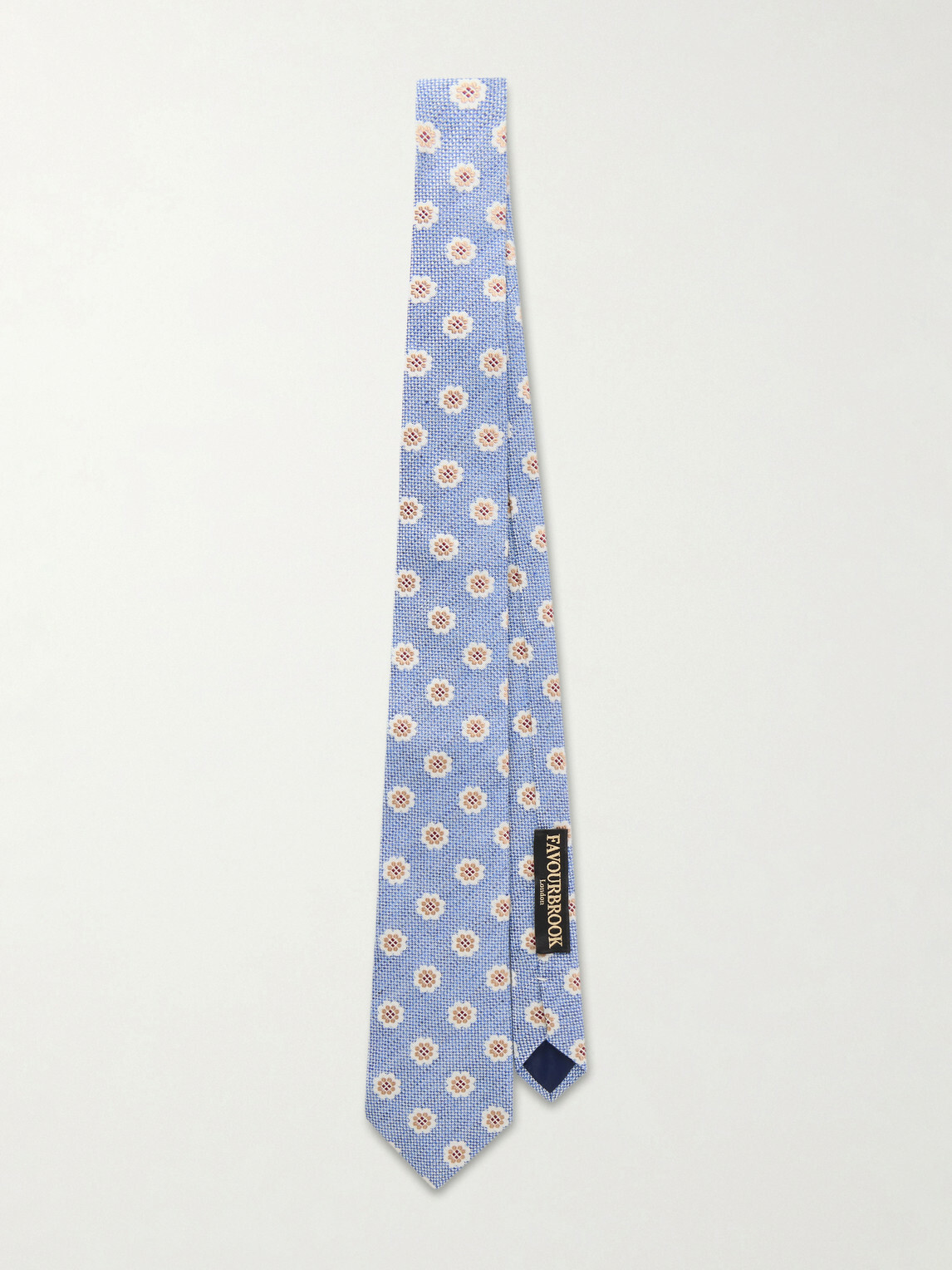 Favourbrook - Selworthy 8cm Cotton and Silk-Blend Jacquard Tie