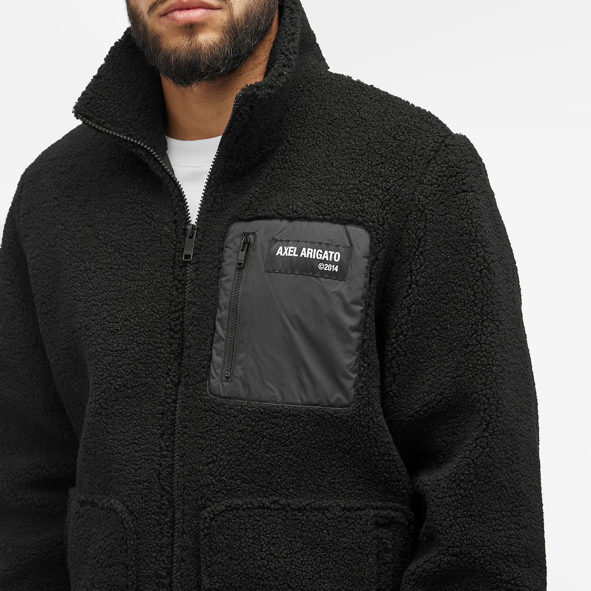 Axel Arigato Men's Billie Fleece Jacket in Black