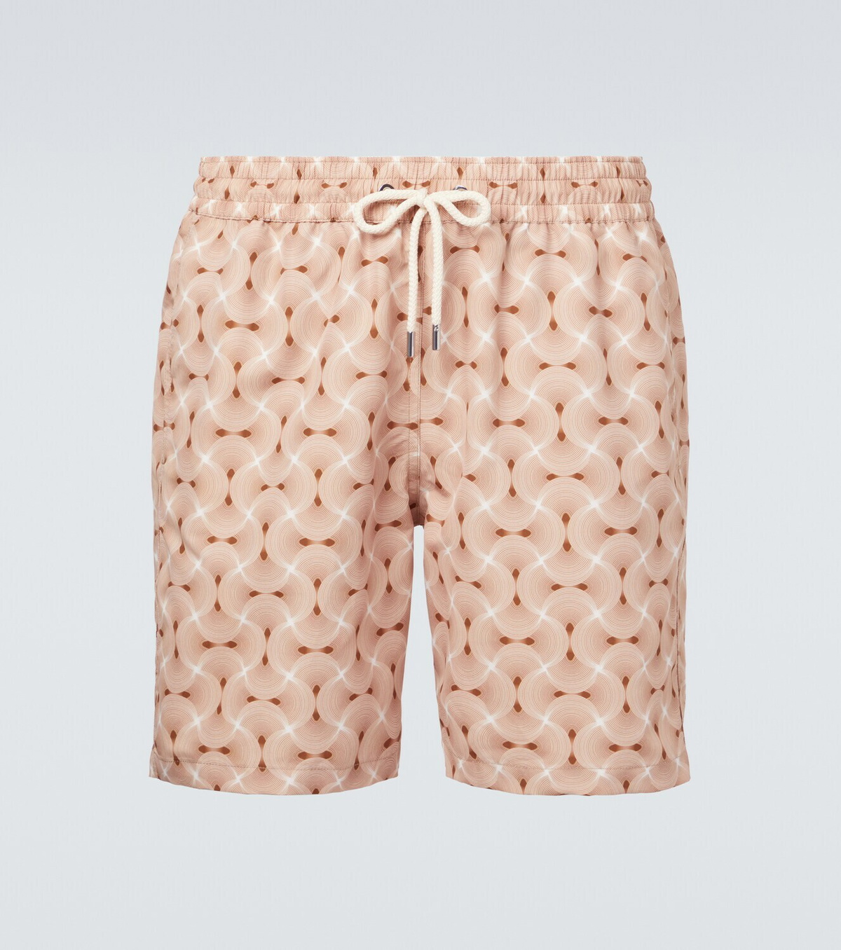 Frescobol Carioca Santos printed swim trunks