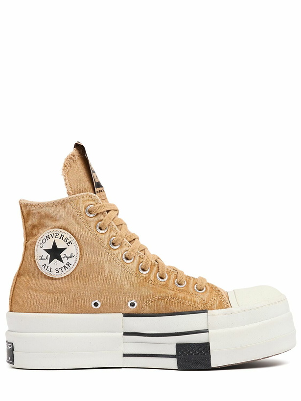 Photo: DRKSHDW X CONVERSE Dbl Drkstar Canvas Sneakers