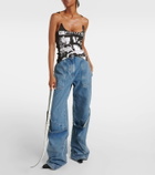 Y/Project Printed cotton jersey tank top