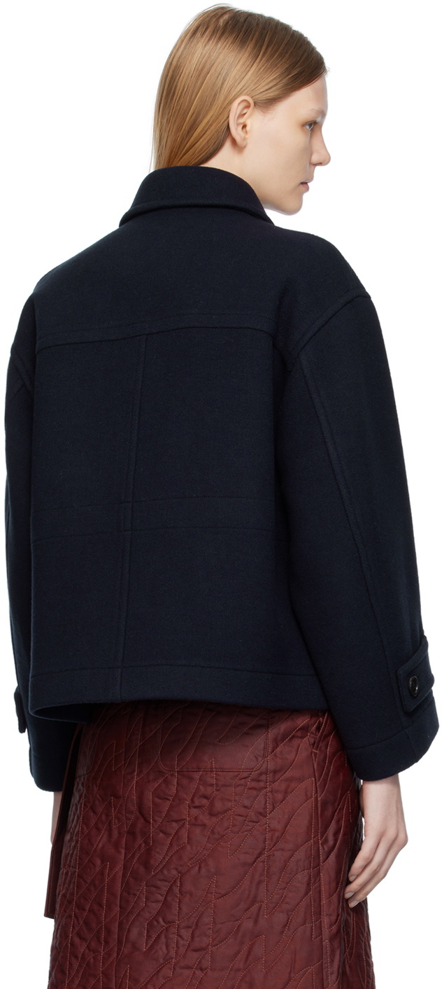 UMBER POSTPAST Navy Toggle Jacket