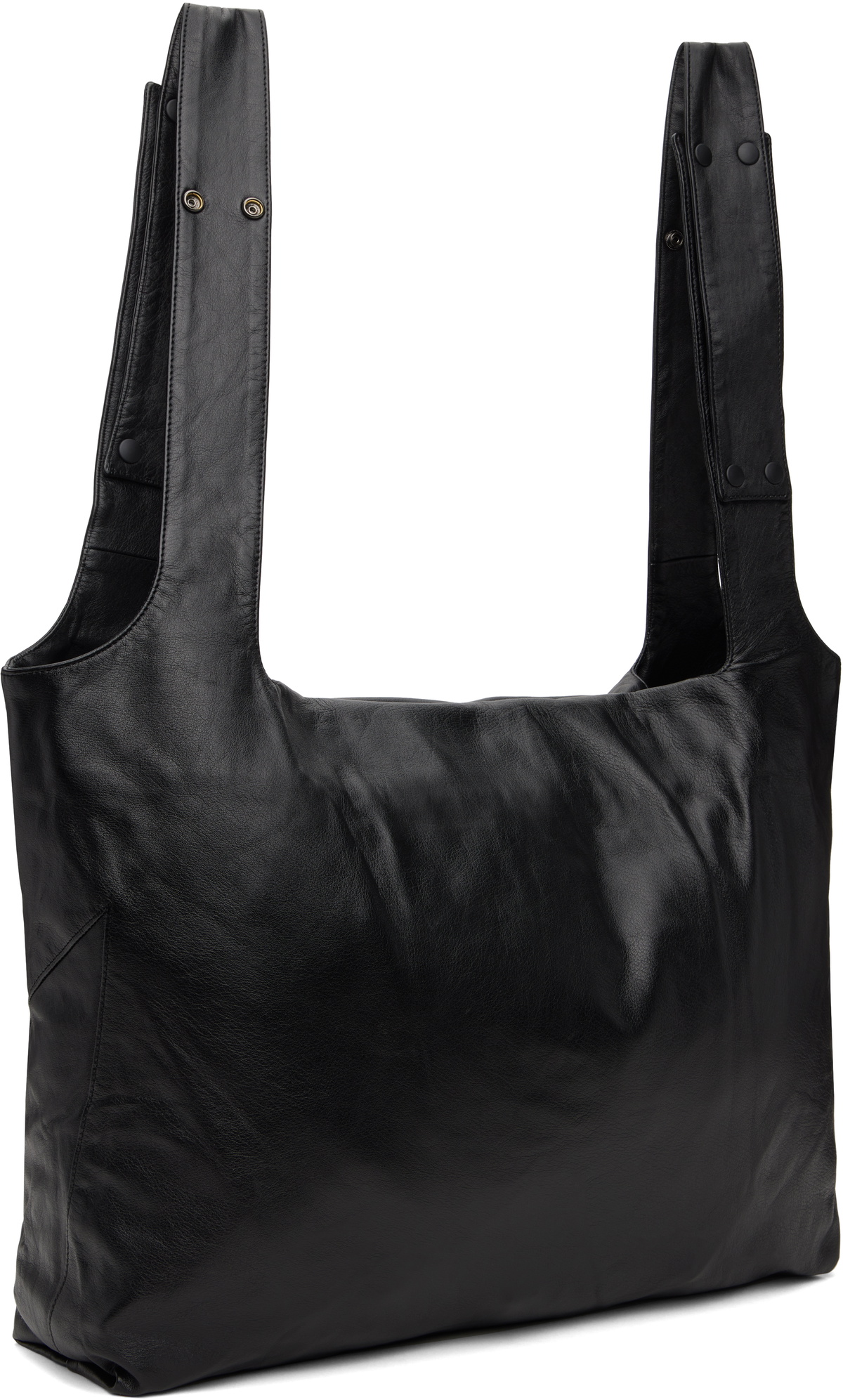 YOHJI YAMAMOTO Black Infinite Signature Tote Yohji Yamamoto