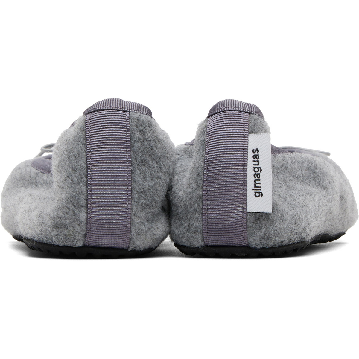 Gimaguas Gray Bailarina Felt Ballerina Flats