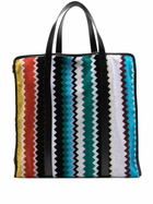 Missoni Home Black Zigzag Towelled Tote Bag