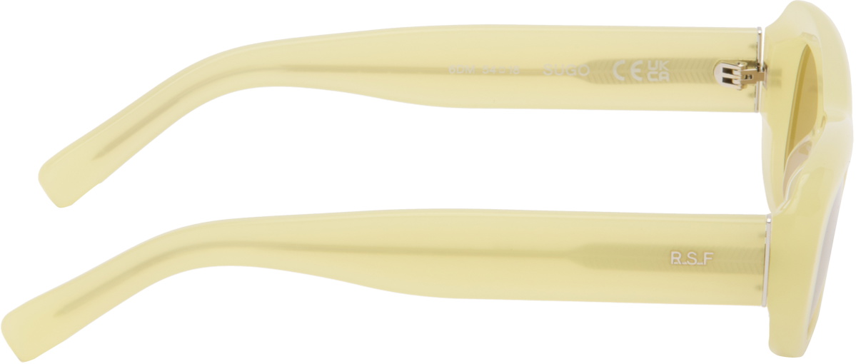 RETROSUPERFUTURE Yellow Sugo Sunglasses