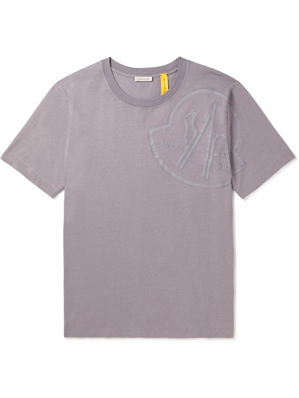 Photo: Moncler Genius - 6 Moncler 1017 ALYX 9SM Logo-Embellished Cotton-Jersey T-Shirt - Purple
