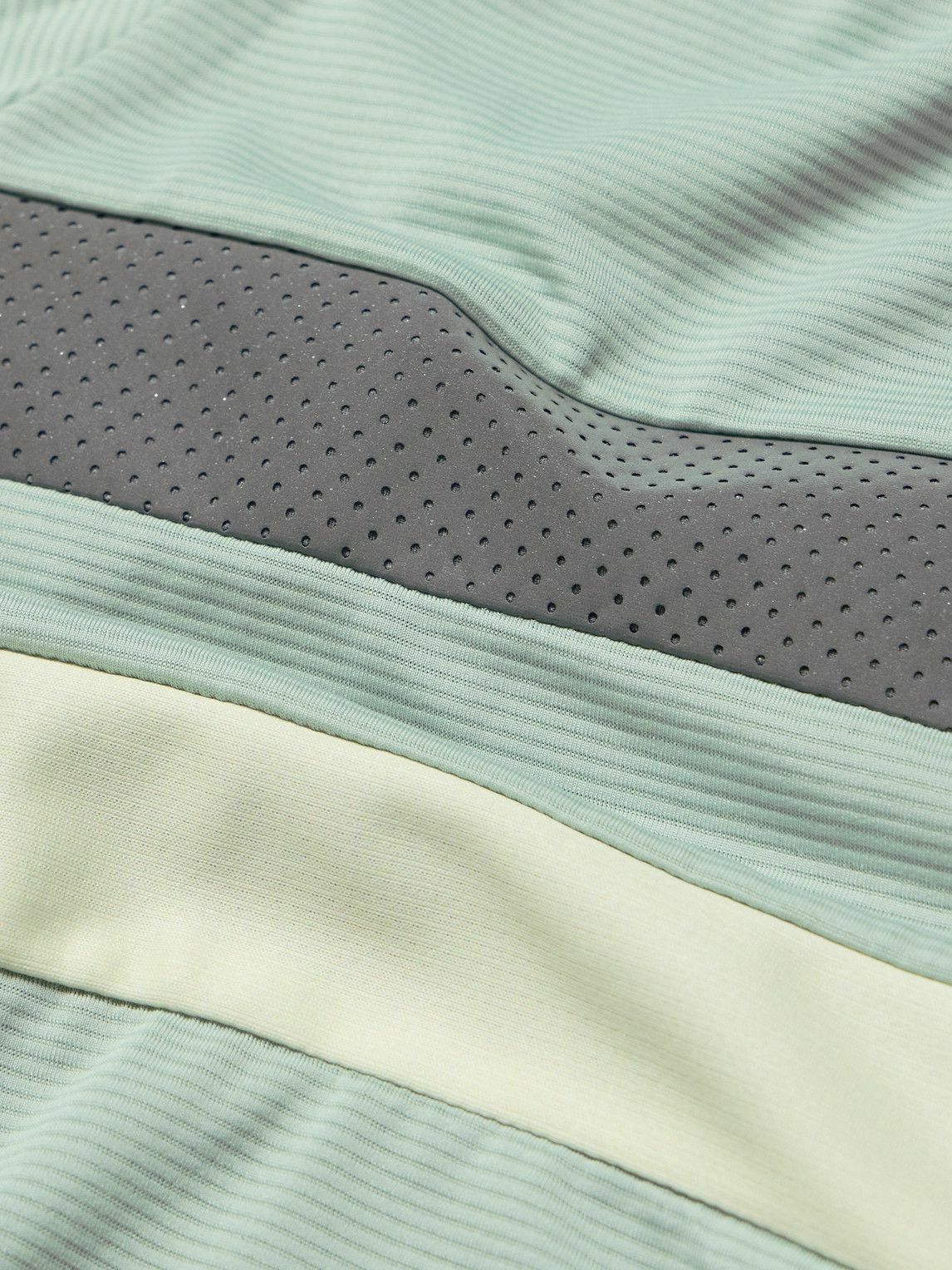 Rapha - Brevet Logo-Print Mesh-Panelled Recycled Cycling Jersey - Blue