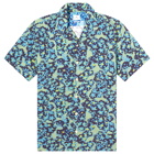 Paul Smith Men's Flower Print Vacationn Shirt in Green