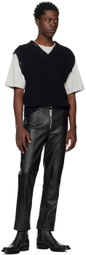 Han Kjobenhavn Black Distressed Vest