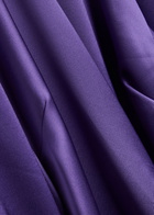 Joseph Cels Belted Satin Midi Dress Violet