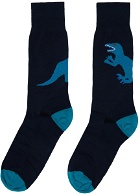 PS by Paul Smith Three-Pack Multicolor Dino Socks