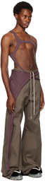 Rick Owens Purple Banana Skeletank Tank Top