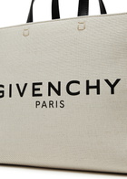 Givenchy G-Tote Medium Logo Canvas bag - Beige - One Size