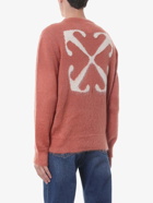 Off White   Sweater Orange   Mens